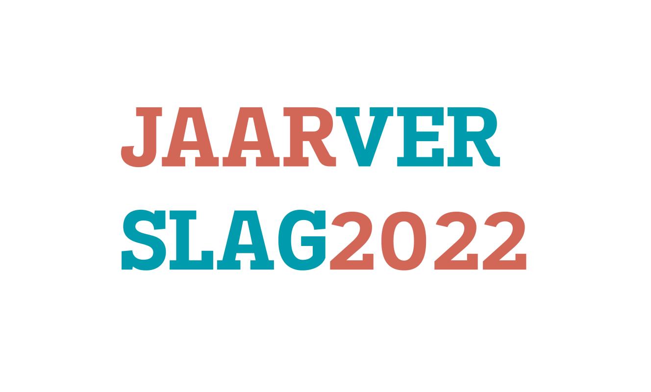 Slogan met jaarverslag 2022 van Studio Globo