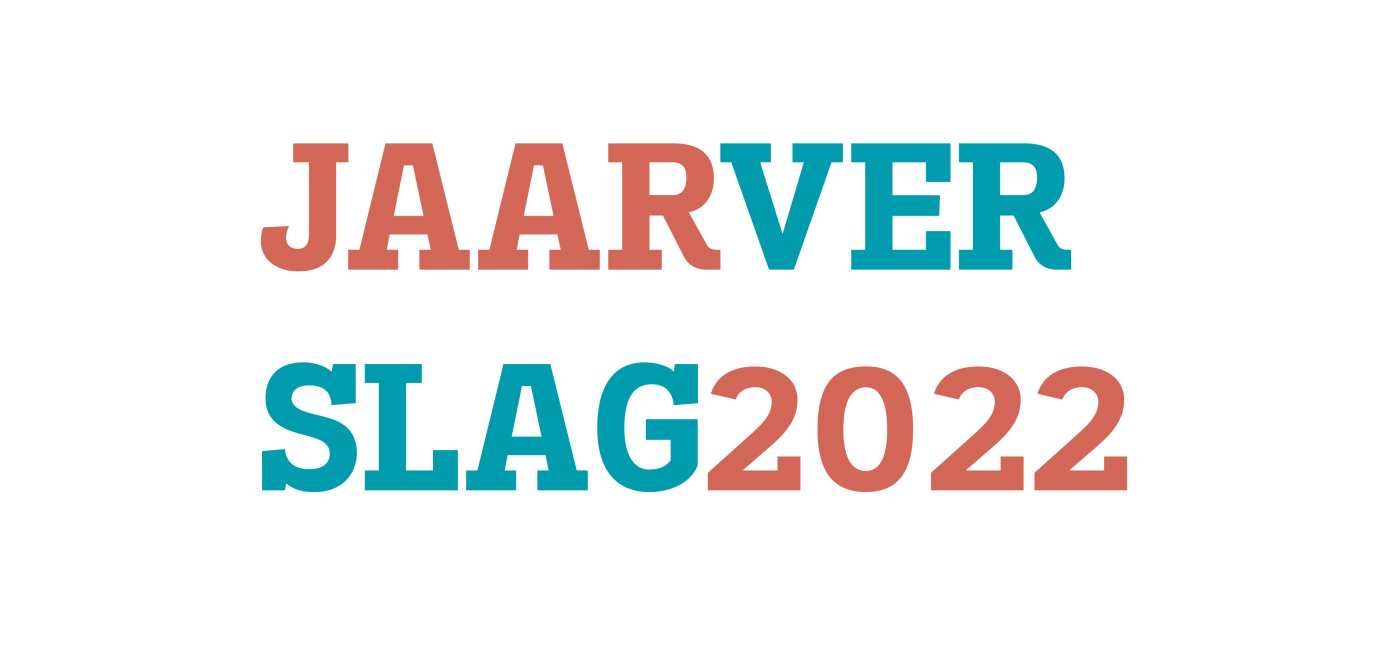 Slogan met jaarverslag 2022 van Studio Globo