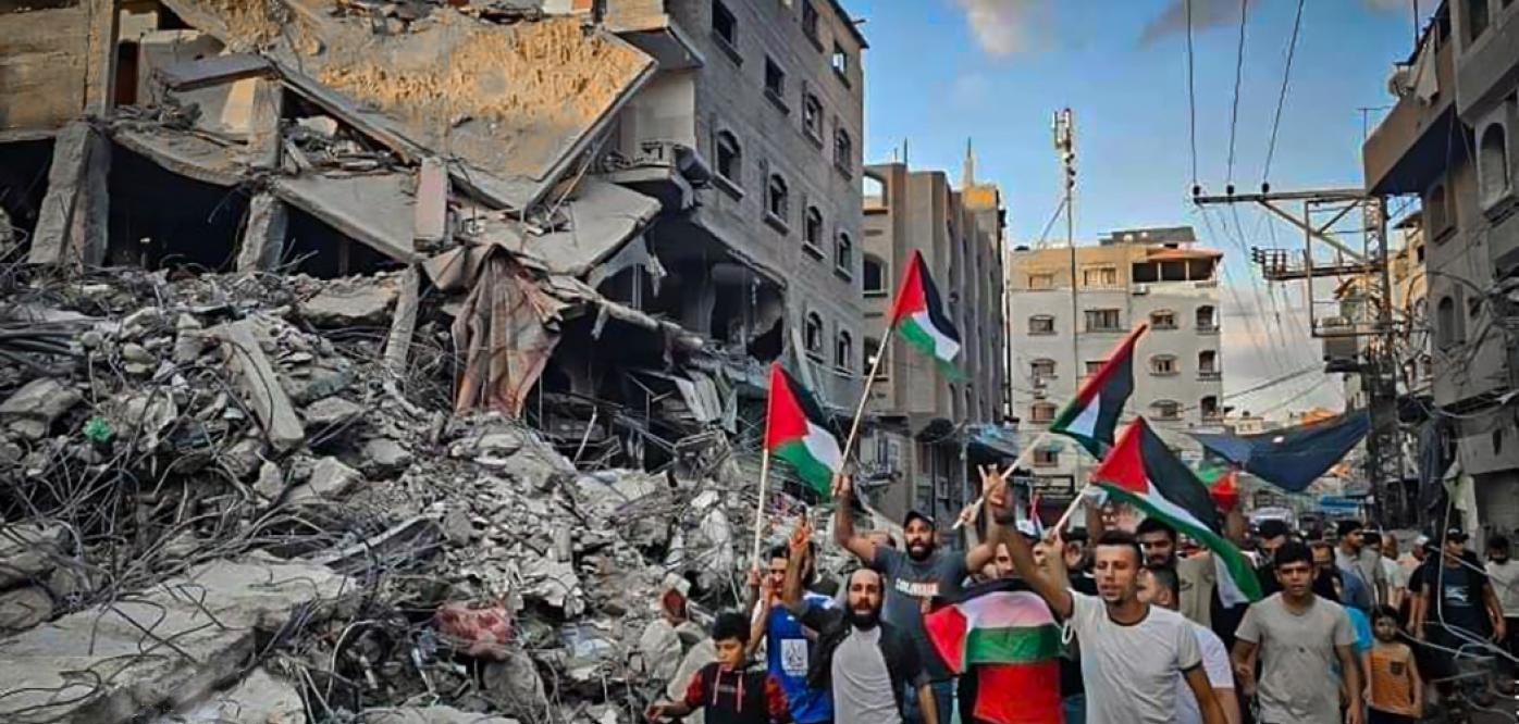 Foto van de oorlog in Gaza